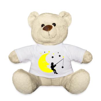 Enfants pêcheurs étoiles - Nounours - blanc - Devant