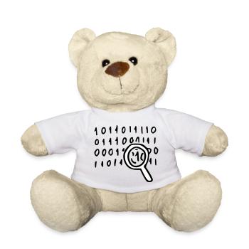 Opensource technology - Nounours - blanc - Devant