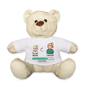 Chargement Interne Médecin Humour Futur Chirurgien - Nounours - blanc - Devant