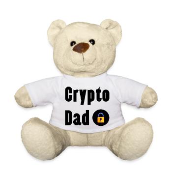 Trading de Bitcoin et d'actions cryptographiques - Nounours - blanc - Devant