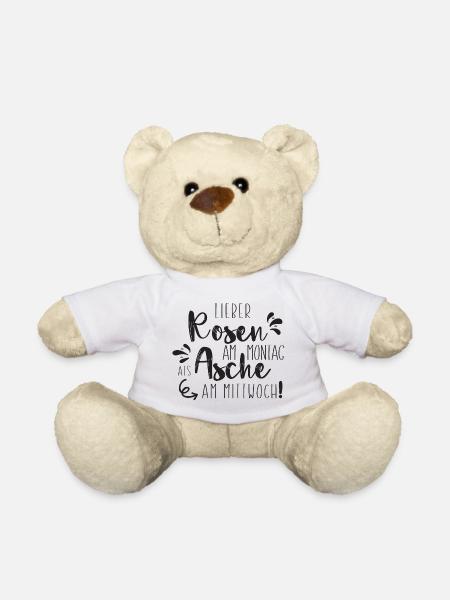 Lieber Rosen am Montag - Teddy - Weiß