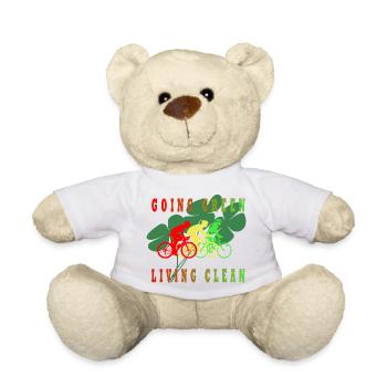 Je suis écologique, je vis proprement - Nounours - blanc - Devant