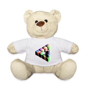 Optische Täuschung - Ein echter Blickfanger - Teddy - Weiß - Vorne