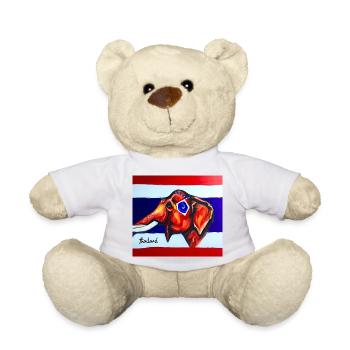 Thai Elefant - Teddy - Weiß - Vorne