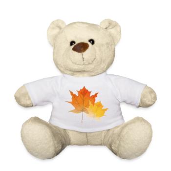 Ahornblätter - Teddy - Weiß - Vorne