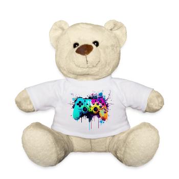 Neon Gaming Controller / Kontroller - Teddy - Weiß - Vorne