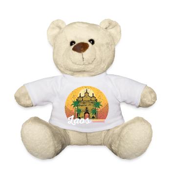 Laos Lao Laotian Temple Sun I Cadeau - Nounours - blanc - Devant