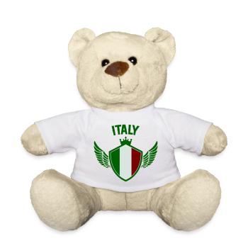 Armoiries de l’Italie - Nounours - blanc - Devant