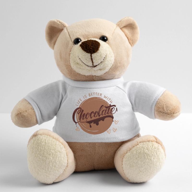 Life is better with chocolate - Chocolate Lover Teddy Bear
