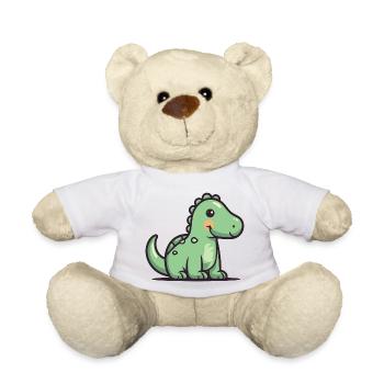 Dinosaure - Nounours - blanc - Devant