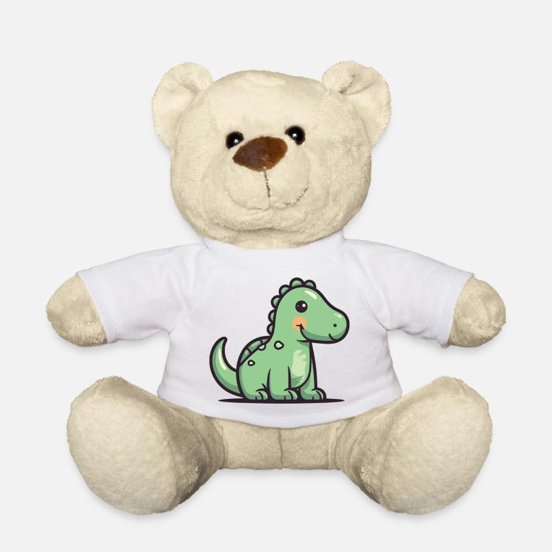 Dinosaure - Nounours - blanc
