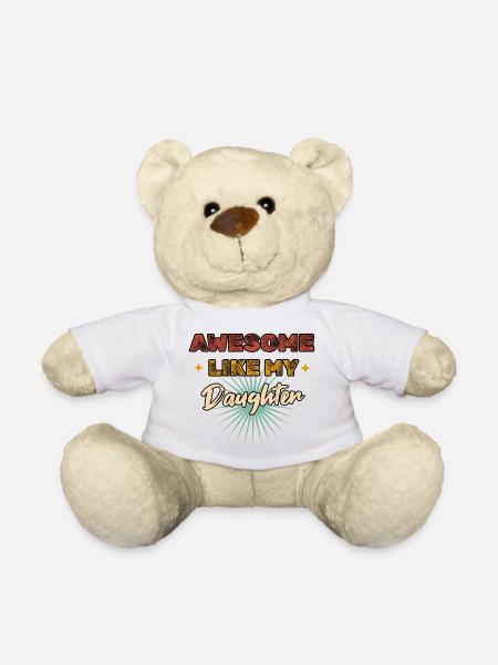 Awesome like my Daughter Vintage - Teddy - Weiß