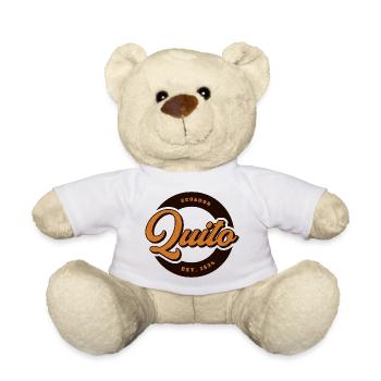 Quito Vintage Logo Est.1534 - Teddy - Weiß - Vorne