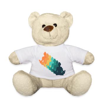 Yoga rétro - Nounours - blanc - Devant