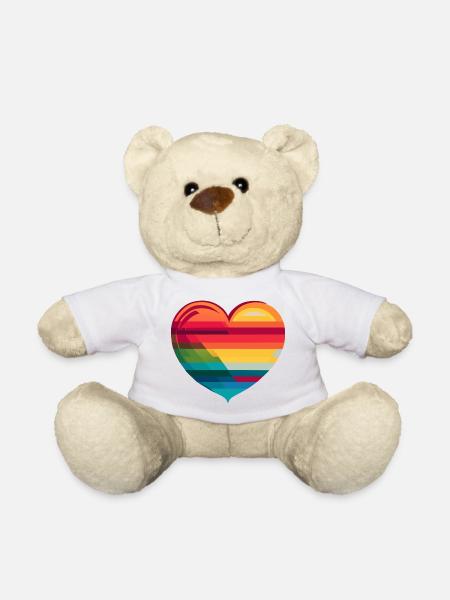 Pride Heart - Teddy - Weiß