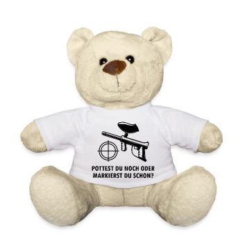 Paintball Airsoft - Nounours - blanc - Devant