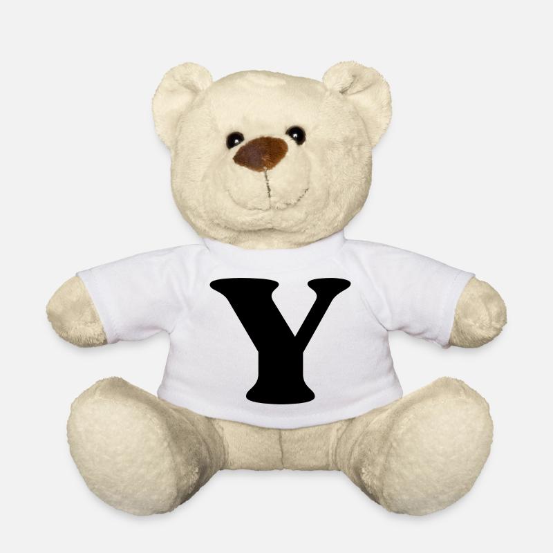 Lettre y - Nounours - blanc