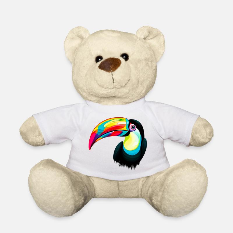 Toucan - Nounours - blanc