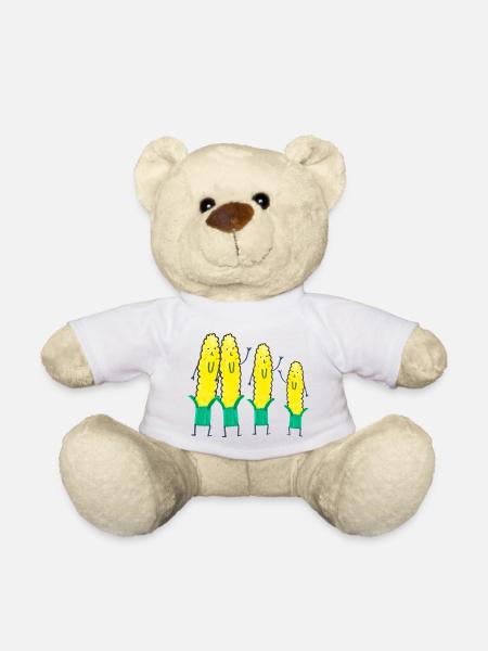 Bon automne! Oui, c’est du MAÏS! - Nounours - blanc