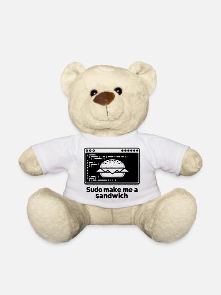 Sudo mach mir ein Sandwich - Teddy - Weiß