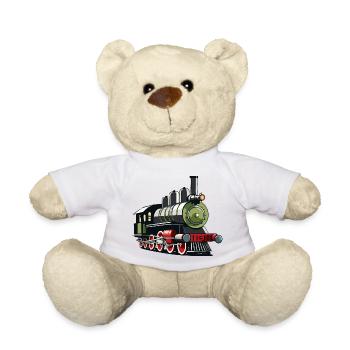 Dampflokomotive - Teddy - Weiß - Vorne