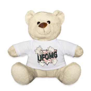 cool area 51 raid fun alien loving kid alien pun - Teddy Bear - white - Front