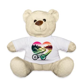 Sunset Heart Rainbow Road - Nounours - blanc - Devant