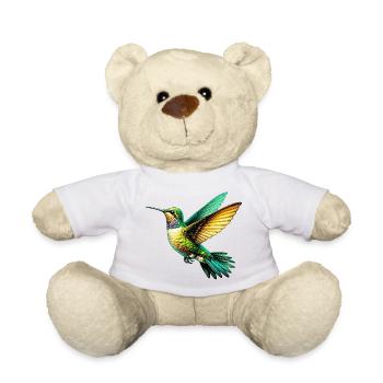 Hummingbird - Teddy Bear - white - Front