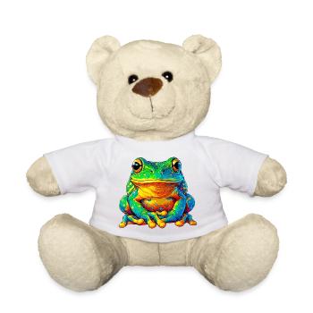 Frosch - Teddy - Weiß - Vorne