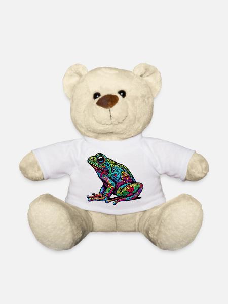 Grenouille - Nounours - blanc
