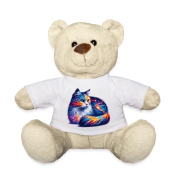 Katze - Teddy - Weiß - Vorne