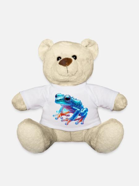Frosch - Teddy - Weiß