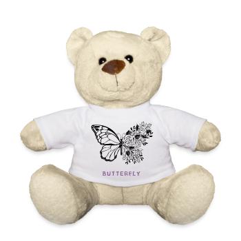 BUTTERFLY - Nounours - blanc - Devant