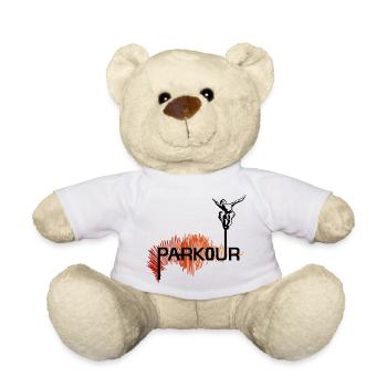 Parkour Ninja - color - Teddy - Weiß - Vorne