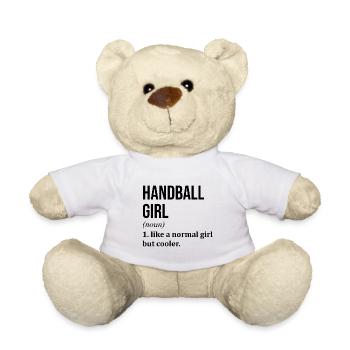 Handball Handball Handball - Nounours - blanc - Devant