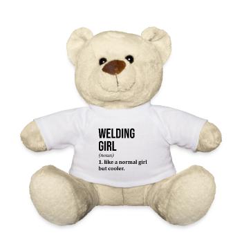 Schweißen Schweißen Schweißen - Teddy - Weiß - Vorne