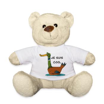 Je suis cool - Nounours - blanc - Devant