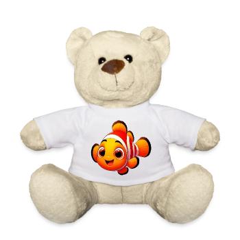 Poisson-clown - Nounours - blanc - Devant