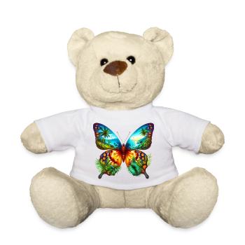 Schmetterling - Teddy - Weiß - Vorne