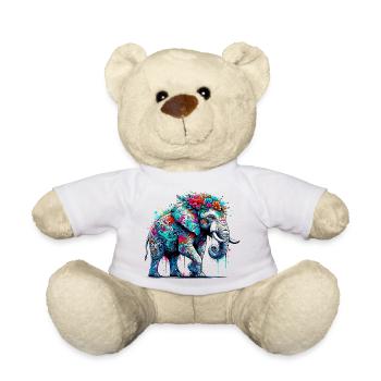 Elefant - Teddy - Weiß - Vorne