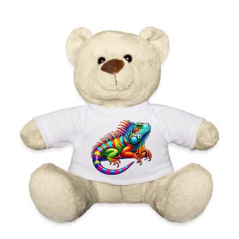 Iguana - Teddy Bear - white - Front