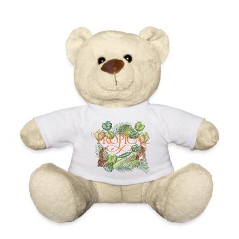 Tropical Summer - Teddy Bear - white - Front