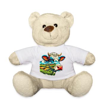 Vache - Nounours - blanc - Devant