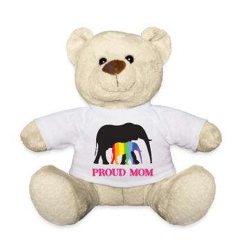 LGBTQ Pride Month - Stolze Mutter - Teddy - Weiß - Vorne