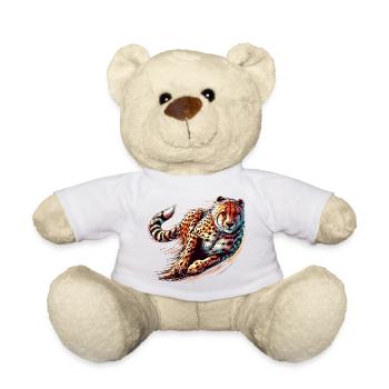 Cheetah - Teddy Bear - white - Front