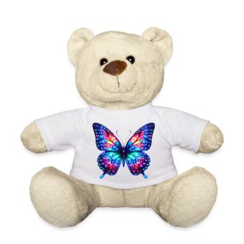 Coeur papillon Coeurs Coeurs Coeurs Coeurs - Nounours - blanc - Devant