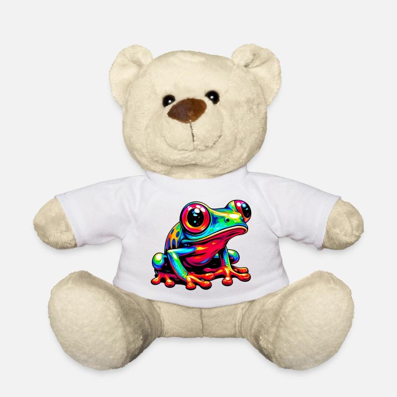 Frosch - Teddy - Weiß