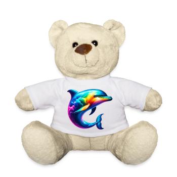 Dolphin - Teddy Bear - white - Front
