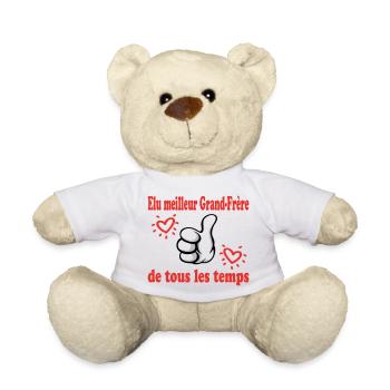 ZUM BESTEN BIG BROTHER ALLER ZEITEN GEWÄHLT - Teddy - Weiß - Vorne