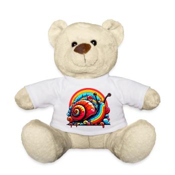 Schnecke - Teddy - Weiß - Vorne